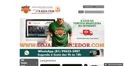 Desktop Screenshot of lojadotorcedor.com
